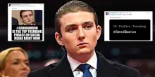 Negli Usa &egrave; virale #SendBarron, l&rsquo;hashtag con cui gli americani chiedono a Trump di mandare il figlio in guerra