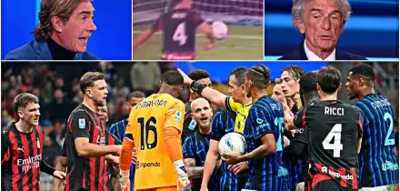 Rigore negato all&rsquo;Inter, Cesari: &ldquo;&Egrave; facilissimo da vedere al Var, si chiama sudditanza psicologica&rdquo;. Bergonzi: &ldquo;Quello di Ricci &egrave; fallo di mano&rdquo;