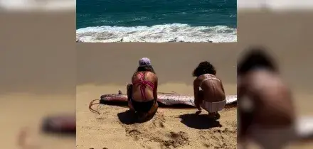 Passeggiano sulla spiaggia e si imbattono in due &ldquo;pesci dell&rsquo;Apocalisse&rdquo;: il raro avvistamento di due sorelle &ndash; Video
