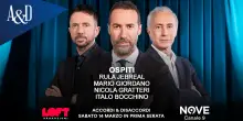 Jebreal, Giordano, Gratteri e Bocchino ospiti di Sommi ad Accordi&Disaccordi sabato 14 marzo. Con Travaglio e Scanzi