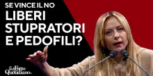 Se vince il No stupratori e pedofili saranno liberi? La diretta con Peter Gomez e Giacomo Salvini