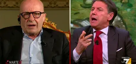 Referendum, Conte contro Sallusti: &ldquo;Prima di diffamare i magistrati, pensate a far dimettere Delmastro e Santanch&eacute;&rdquo;. Su La7