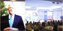 &ldquo;Spegnete il video, &egrave; una mancanza di stile&rdquo;: Tajani fa campagna per il s&igrave; e il sindacato Snals lo interrompe (tra gli applausi)