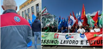 Stellantis, la crisi di Cassino unisce operai e industriali: 5mila in piazza contro la desertificazione della fabbrica