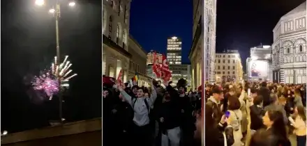 Da Milano a Napoli, i festeggiamenti per la vittoria del No riempiono le piazze: fuochi d&rsquo;artificio e canti sulle note di Bella Ciao e Vasco Rossi