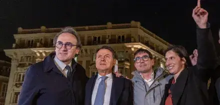 Il &ldquo;campo largo&rdquo; supera (di poco) il centrodestra: la prima Supermedia post Referendum. Cala Fdi, crescono M5s-Pd