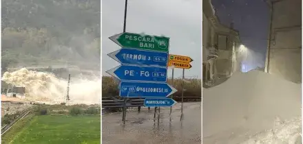 Molise in ginocchio per la pioggia: rischio esondazione diga del Liscione, evacuata zona industriale a Termoli