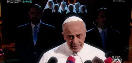 &ldquo;Anche a Montecarlo arriva tanta gente in guerra&hellip;col fisco. L&igrave; c&rsquo;&egrave; tanta pace&rdquo;: Crozza &egrave; Papa Leone alle prese con appelli di pace e viaggi