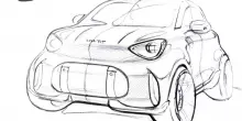 Concept #2, ecco il primo disegno della futura Smart #2 elettrica a due posti &ndash; FOTO