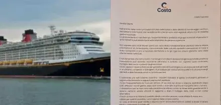 &ldquo;Casi di disturbi gastrointestinali a bordo della nave Costa Toscana&rdquo;: attivate le &ldquo;misure di contenimento&rdquo;