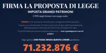 Depositata la proposta di legge di iniziativa popolare 1%Equo per un&rsquo;imposta sui grandi patrimoni sopra i 2 milioni di euro