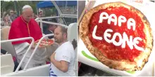 La sorpresa a Papa Leone XIV: consegnata la pizza dedicata al pontefice durante la visita a Napoli &ndash; VIDEO