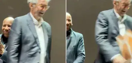 Eric Clapton &egrave; stato colpito da un vinile lanciato dal pubblico, interrotto il concerto a Madrid &ndash; IL VIDEO