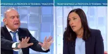 Scontro Licheri-Kelany a La7: &ldquo;Governo dica la verit&agrave;, le azioni militari non portano a niente. Serve diplomazia&rdquo;. &ldquo;Non puoi isolarti dall&rsquo;occidente&rdquo;