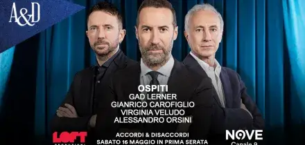 Lerner, Orsini, Veludo e Carofiglio ospiti di Sommi sabato 16 maggio. Con Travaglio e Scanzi