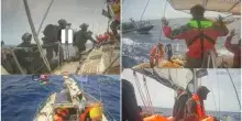 Flotilla, le navi israeliane circondano la missione umanitaria in acque internazionali. Intercettata la Cactus