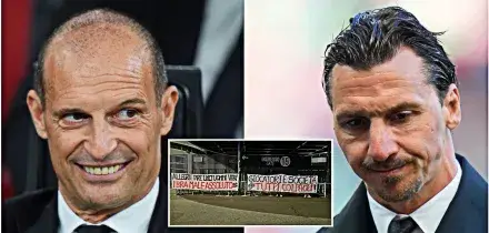 I tifosi del Milan si schierano con Allegri e Tare: &ldquo;Uomini veri. Ibra male assoluto&rdquo;. Poi l&rsquo;accusa ai calciatori