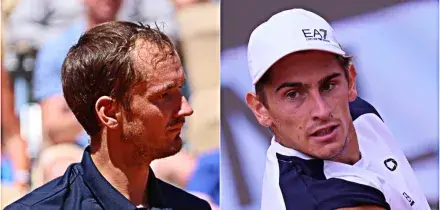 Sorpresa al Roland Garros: Medvedev eliminato al primo turno. Arnaldi avanza dopo una battaglia infinita