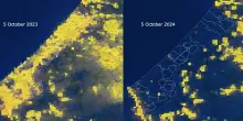 &ldquo;Il collasso economico di Gaza&rdquo; studiato con i satelliti e la luminosit&agrave;: &ldquo;Distrutto il 75% dell&rsquo;economia della Striscia&rdquo;