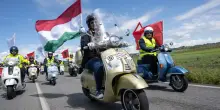 Vespa festeggia 80 anni a Roma con il pi&ugrave; grande raduno della sua storia