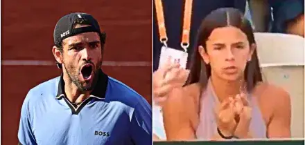 La &ldquo;maledizione&rdquo; contro Berrettini in diretta tv: il gesto della sorella di Cerundolo al Roland Garros che fa discutere