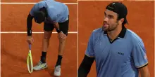 Dramma Berrettini: si ritira per infortunio, esce in lacrime. Arnaldi &egrave; in semifinale al Roland Garros