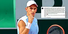 &ldquo;Sono riuscito a giocare due ore e mezza senza dolore&rdquo;: due mesi fa Arnaldi festeggiava questo, oggi &egrave; il maratoneta del Roland Garros