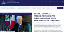 Caso Minetti, il comunicato del Quirinale: &ldquo;Mattarella ha preso atto delle conclusioni della Procura. Nessun motivo per rivalutare la grazia&rdquo;