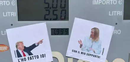 &ldquo;L&rsquo;ho fatto io!&rdquo;: Trump e Meloni complici degli aumenti della benzina. Finiamo questa relazione tossica!