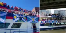 A Boston &egrave; vietato bere per strada: i tifosi della Scozia affittano un battello e lo trasformano in un bar | Domeniche Bestiali