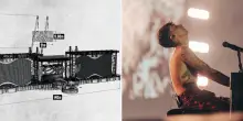Ultimo svela il grande palco dell&rsquo;evento a Tor Vergata: &ldquo;Siamo arrivati qui dopo un lavoro immenso iniziato un anno e mezzo fa&rdquo; &ndash; LE FOTO
