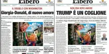 Da &ldquo;di nuovo amore&rdquo; a &ldquo;Trump &egrave; un coglione&rdquo;: la delusione della destra nelle prime pagine di Libero