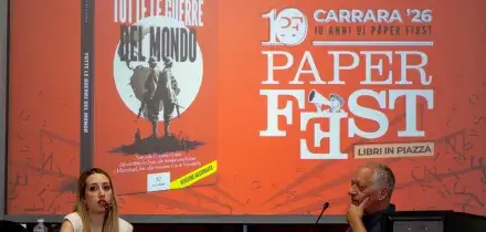 Paper Fest, Gomez presenta Tutte le guerre del mondo con l&rsquo;autrice Sofia Cecinini: &ldquo;La prima vittima dei conflitti &egrave; la verit&agrave;&rdquo;