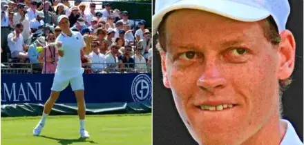 Sinner-Norrie 1-0, diretta video streaming: guarda il debutto del numero 1 sull&rsquo;erba al Giorgio Armani Tennis Classic