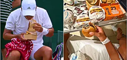 La storia pi&ugrave; assurda di Wimbledon: Tien chiede del pane in campo, finisce in ospedale per un problema allo stomaco e ordina al McDonald&rsquo;s