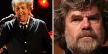 &ldquo;Bob Dylan &egrave; il mio compositore preferito. Mi piacerebbe fare qualcosa insieme prima che entrambi arriviamo ai 100 anni&rdquo;: Reinhold Messner e l&rsquo;invito al cantautore