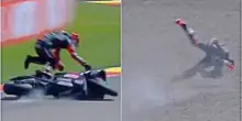MotoGp, non c&rsquo;&egrave; pace per Bezzecchi: cade anche in Germania, frattura scomposta alla clavicola. Torna in Italia per operarsi