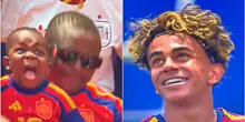 Altro che Lamine Yamal, la vera star del Mondiale &egrave; il fratellino Keyne: la linguaccia sui maxischermi diventa virale. &ldquo;Mi ha chiamato e mi ha detto che l&rsquo;avrebbe fatto&rdquo;