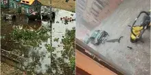 Nubifragi e raffiche di vento al Nord, un morto nel Modenese. Allerta arancione a Milano: &ldquo;Lontani da parchi e alberi&rdquo;