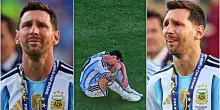 La finale pi&ugrave; amara di Messi: ha pianto da solo in campo. Ma l&rsquo;addio pu&ograve; aspettare: il post senza saluti &egrave; un indizio. Punta le Olimpiadi 2028 e il Mondiale 2030