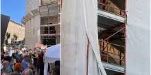 Sulla facciata del liceo intitolato a un partigiano riaffiora la scritta &ldquo;Casa del Balilla&rdquo;: polemiche e sit-in nel Viterbese