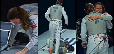 Mondiali di scherma, Favaretto &egrave; oro nel fioretto: le lacrime a fine gara e l&rsquo;abbraccio con Errigo (argento) dopo la sfida tutta italiana