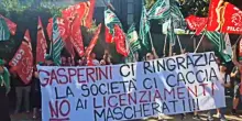 &ldquo;Gasperini ci ringrazia, la societ&agrave; ci caccia. No ai licenziamenti mascherati!&rdquo;: la protesta dei dipendenti della Roma, sciopero a Trigoria