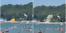 Raid ucraino in Russia, drone intercettato cade su una spiaggia affollata: sette morti