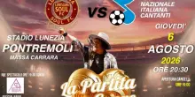 Pontremoli, Zucchero guida la Lunisiana Soul per la Partita del Cuore: tra gli ospiti anche Alborosie e Vergassola