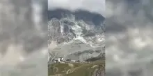 Enorme frana si stacca dalla parete di sud del Cervino: lo smottamento a 3.900 metri &ndash; Video