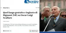 Bignami fa arrabbiare il mondo cattolico per le parole su Scalfaro: &ldquo;Sfondato il muro del fango e del livore&rdquo;. Il nipote dell&rsquo;ex presidente: &ldquo;Un intervento cos&igrave; &egrave; da gente alla canna del gas&rdquo;