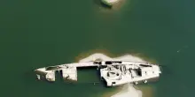 Il Danubio in secca: il ritiro delle acque fa emergere i resti di soldati nazisti e di motociclette della Seconda guerra mondiale