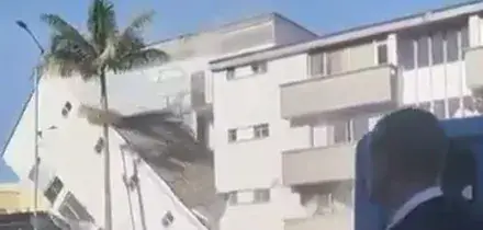 Terremoto in Colombia, il momento del crollo di un edificio a Manizales
