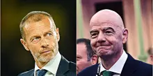Ceferin non sfider&agrave; Infantino alle elezioni Fifa 2027: &ldquo;Non m&rsquo;interessa, la mia credibilit&agrave; &egrave; molto pi&ugrave; alta. Ora lui ha solo due possibilit&agrave;&rdquo;